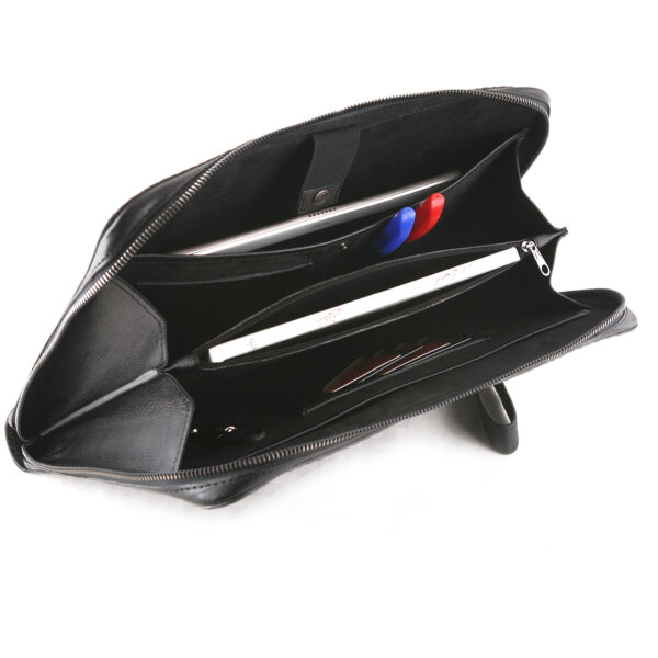 ست کیف و کفش مردانه مدل کلاور کد 919-ATASH-GAN