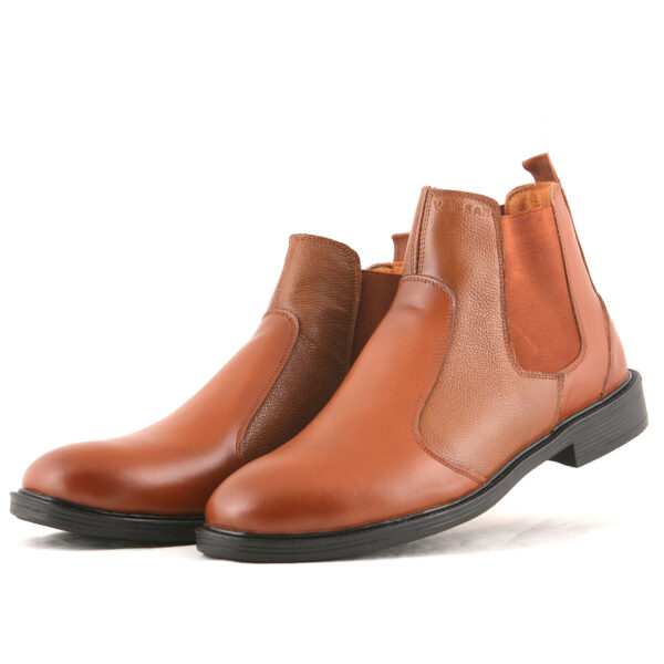 نیم بوت مردانه چرم مدل آرکا کد 562-MC